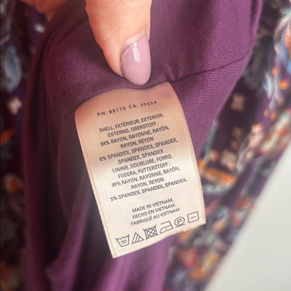 Anthropologie | Maeve Beloved Purple High Low Dress Sz s - Picture 13 of 14